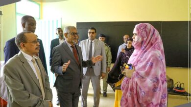 جولة وزيرة التشغيل في مؤسسات التعليم والتكوين بنواكشوط