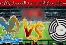 مشاهدة مباراة السد ضد الفيصلي