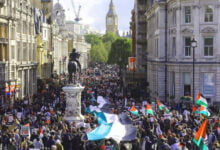 تظاهرة حاشدة في لندن اليوم دعمًا لفلسطين والشرطة تستعد