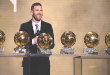 فوز ميسي بجائزة الكرة الذهبية