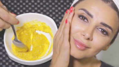 ماسك الكركم لتفتيح البشرة
