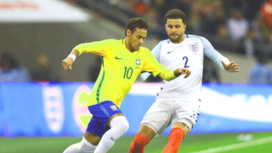 مشاهدة مباراة إنجلترا ضد البرازيل