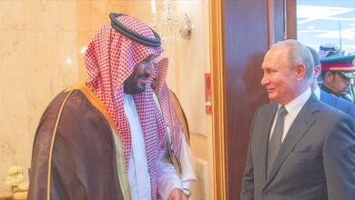 بوتين يبحث مع ابن سلمان التعاون في أوبك بلس خلال زيارة خاطفة