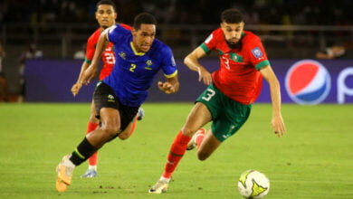 مباراة المغرب وتنزانيا