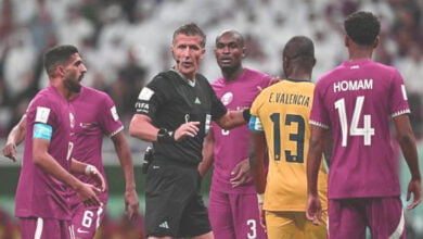 مباراة فلسطين وقطر