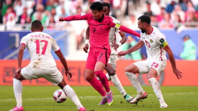 مباراة كوريا الجنوبية والأردن