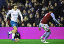 مباراة مانشستر سيتي وأستون فيلا