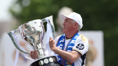 أنشيلوتي يتوقع أن يقدم ريال مدريد أفضل مستوياته في نهائي دوري أبطال أوروبا