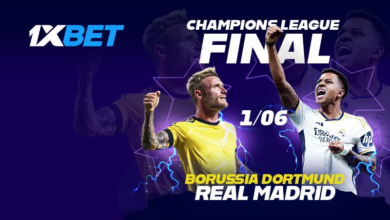 بوروسيا دورتموند ضد ريال مدريد: تقدم 1xBet نهائي دوري الأبطال