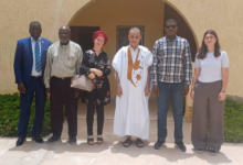 استقبال النائب والعمدة وفد "مشروع بذور المواطنة" في القصر البلدي بنواذيبو