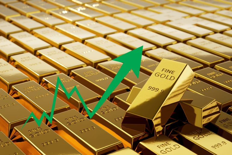الذهب يصعد عقب قرار بايدن الانسحاب من سباق الرئاسة