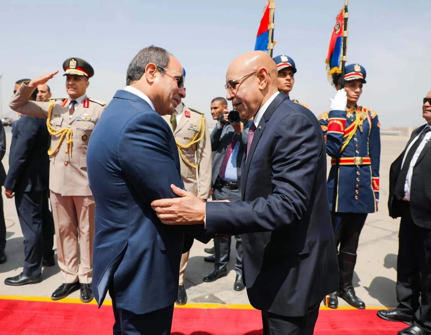 غزواني يؤكد للسيسي حرصه على تعزيز التعاون