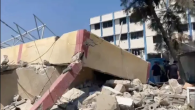 مجزرة جديدة 9 شهداء في عدوان إسرائيلي على نازحين بمدرسة في غزة