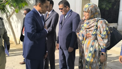 زيارة ميدانية لوزير الصيد والبنى التحتية في نواذيبو بحضور العمدة المساعدة مانة منت شكار