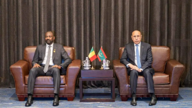 الرئيس الموريتاني يلتقي بالرئيس الانتقالي المالي في بكين لبحث تعزيز التعاون وتبادل القضايا الإقليمية