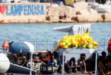 فقدان 20 مهاجراً إثر غرق قارب في البحر الأبيض المتوسط قرب لامبيدوزا