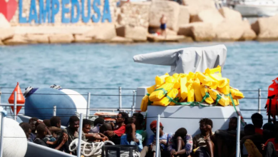 فقدان 20 مهاجراً إثر غرق قارب في البحر الأبيض المتوسط قرب لامبيدوزا