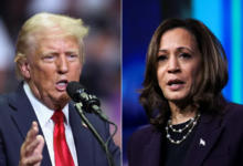 **"ترامب يدعو لاستخدام الجيش ضد "أعداء الداخل" بينما هاريس تنتقد كفاءته في قيادة البلاد"**