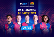 ريال مدريد - برشلونة: يقدم موقع 1xBet احتمالات قدرها 3.43 لفوز الفريق الضيف