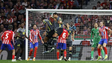 أتلتيكو مدريد يحتج لدى "يويفا" على ركلة جزاء مثيرة للجدل في مباراة ليل