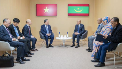 لقاء رئيس الجمهورية مع رئيس جمهورية فيتنام في باريس