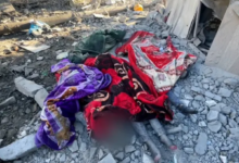 استشهاد 4 فلسطينيين بينهم طفلان في قصف إسرائيلي على خيمة نازحين بغزة