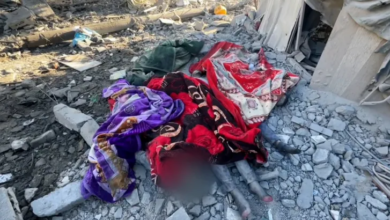 استشهاد 4 فلسطينيين بينهم طفلان في قصف إسرائيلي على خيمة نازحين بغزة