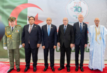 الرئيس الموريتاني يشارك في إحتفالات الذكرى 70 لثورة التحرير الجزائرية